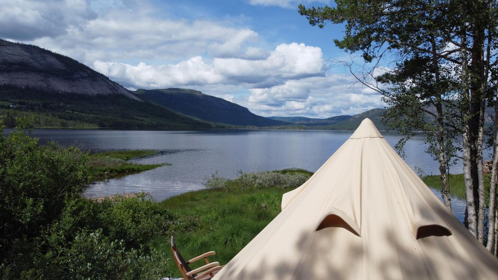 Fossumsanden Camping Og Hytter Fyresdal Экстерьер фото
