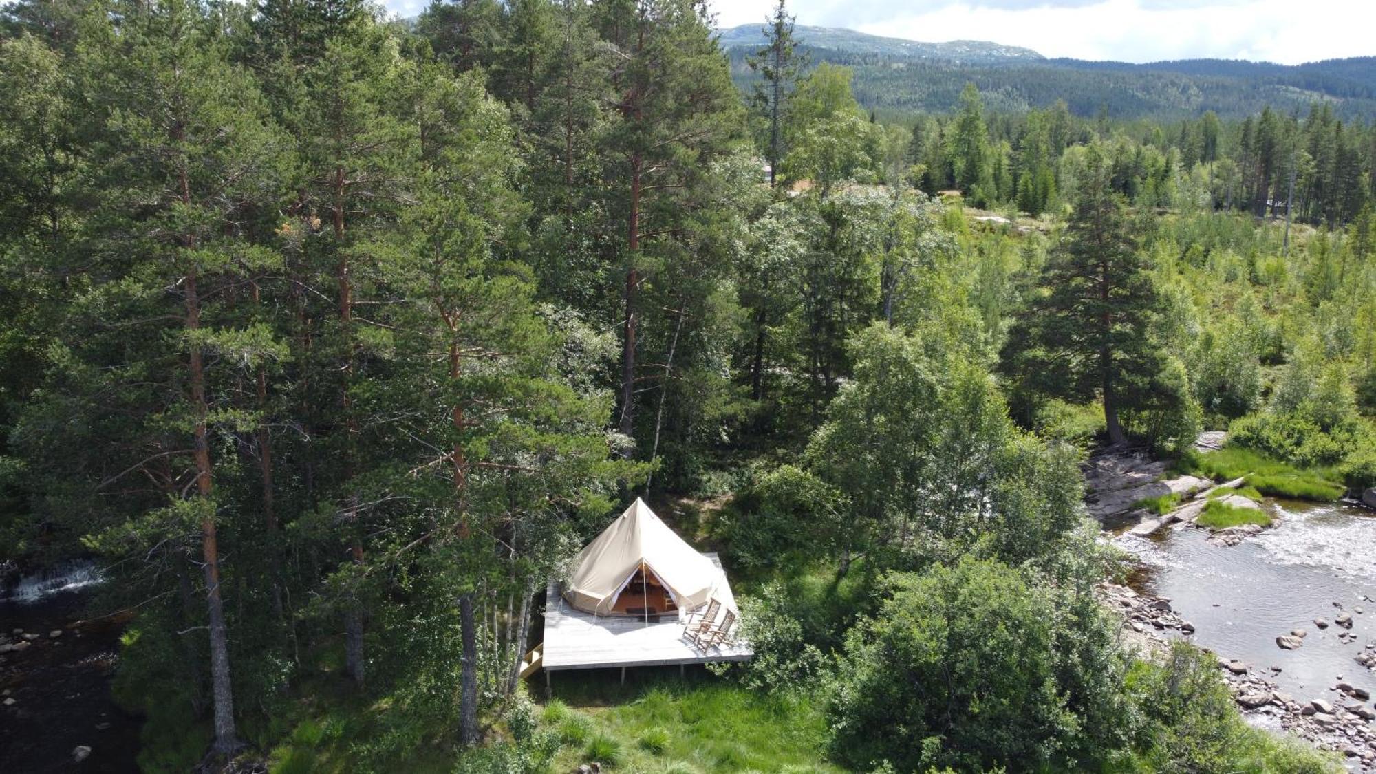 Fossumsanden Camping Og Hytter Fyresdal Экстерьер фото